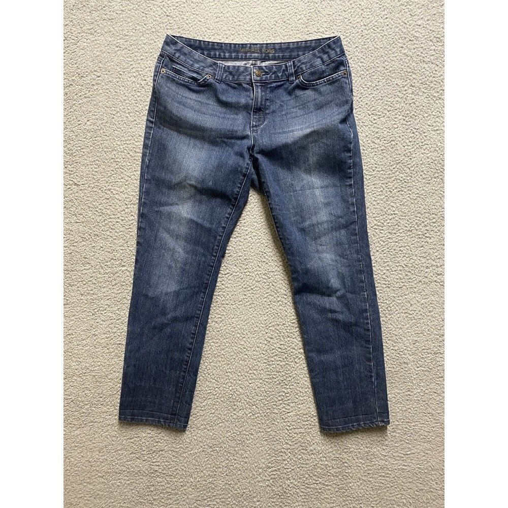Michael Kors Jeans Bootcut Womens Size 6 Blue Medium Wash Low Rise Denim